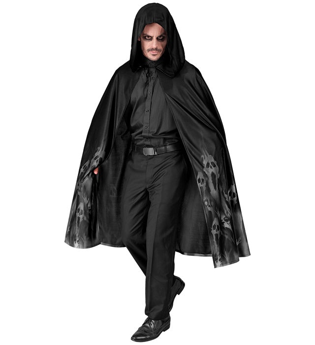 Halloween Cape Zwart Geest
