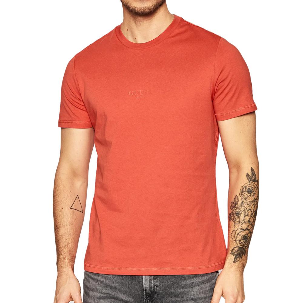 Guess T-shirt Rouge Homme Guess Aidy M2GI10