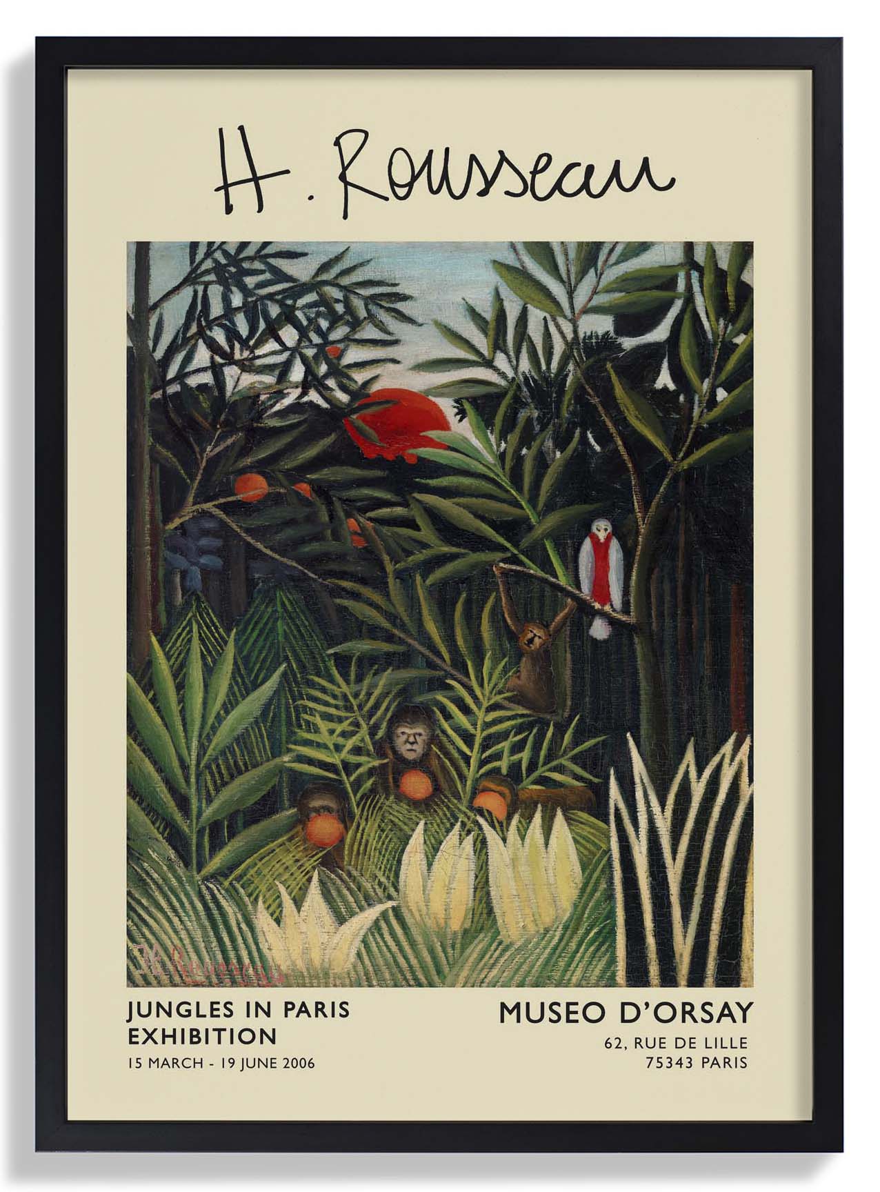 Affen und Papagei Rousseau Ausstellung