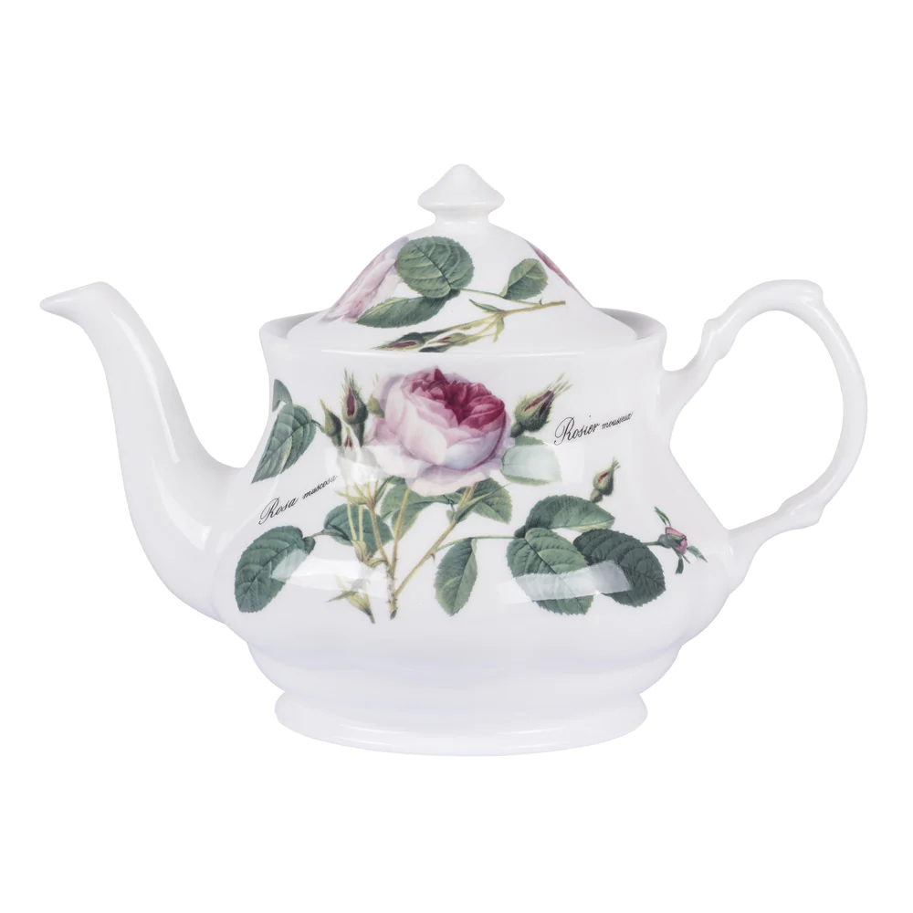 Théière Rose redouté 1,1 l Roy Kirkham