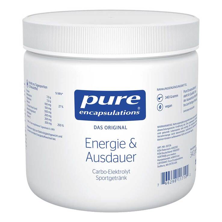 Pure Encapsulations Energie & Ausdauer Pulver, 340 g