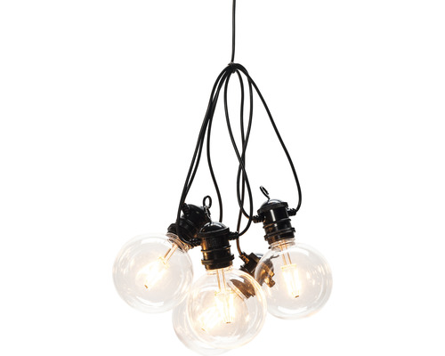 10 LED Retro Lichtsnoeren, 4,50 m, Amberkleurige Lichtkleur, Dimbaar