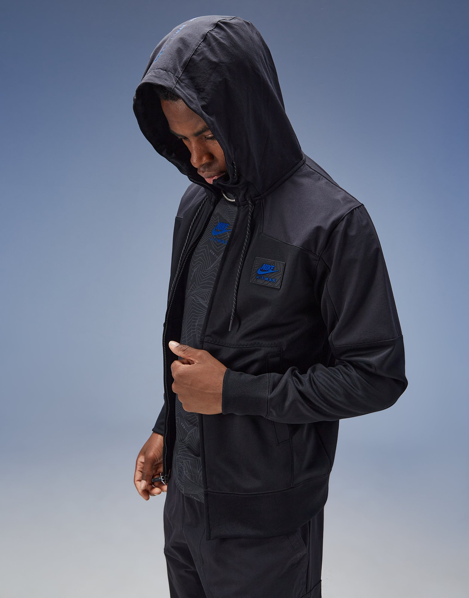 Nike Sweat à capuche à zip Nike Sportswear Air Max pour homme