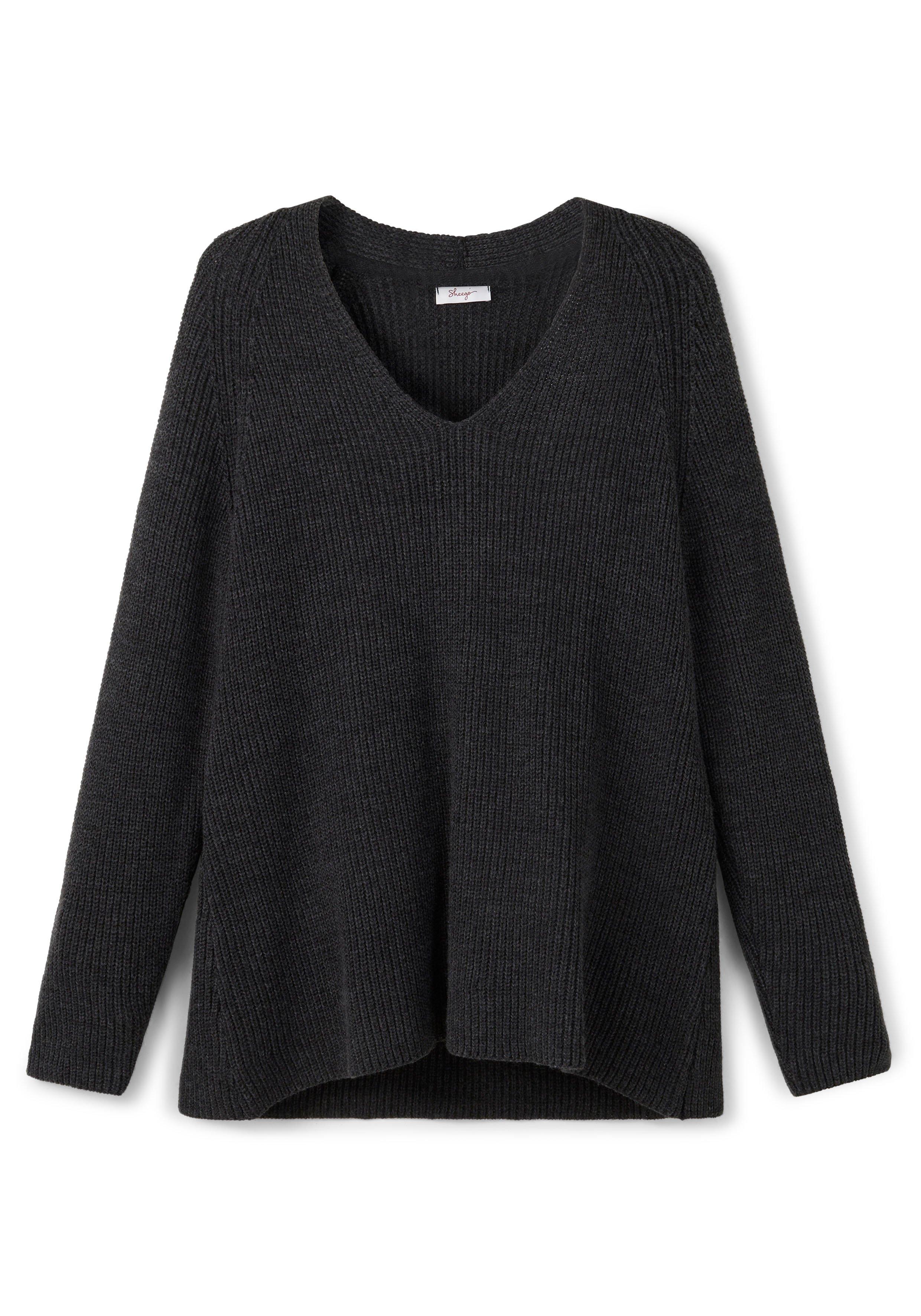 Pullover mit Kaschmir, in leichter A-Linie