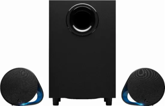 Logitech G560 - Højttalersystem - til PC - 2.1-kanal - trådløs - Bluetooth - USB - 120 Watt (Total)