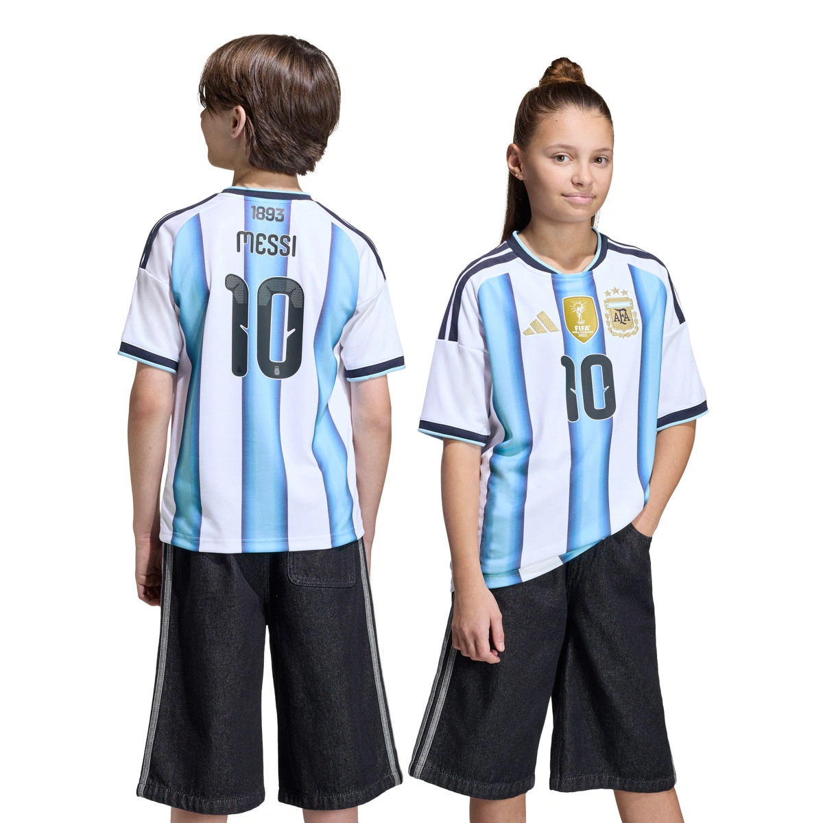 Camisola adidas Messi Argentina Primeiro Equipamento Mundial 2026 Criança