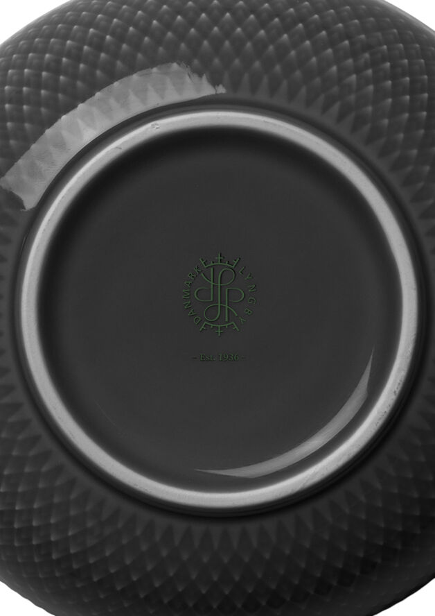 Lyngby Porcelæn Rhombe Earth Skål Ø11 cm slate Grå
