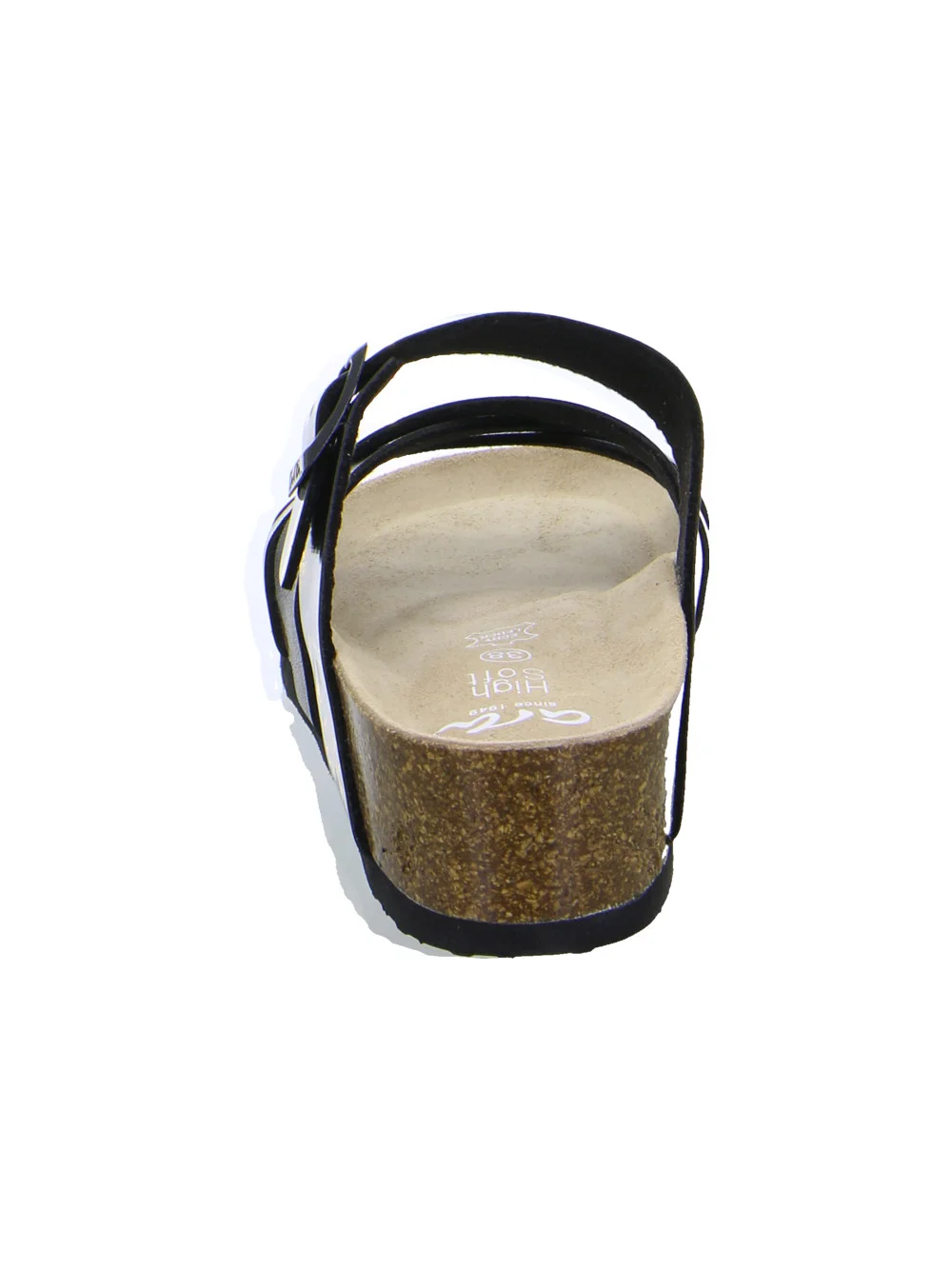 Pantolette Bali schwarz grau
