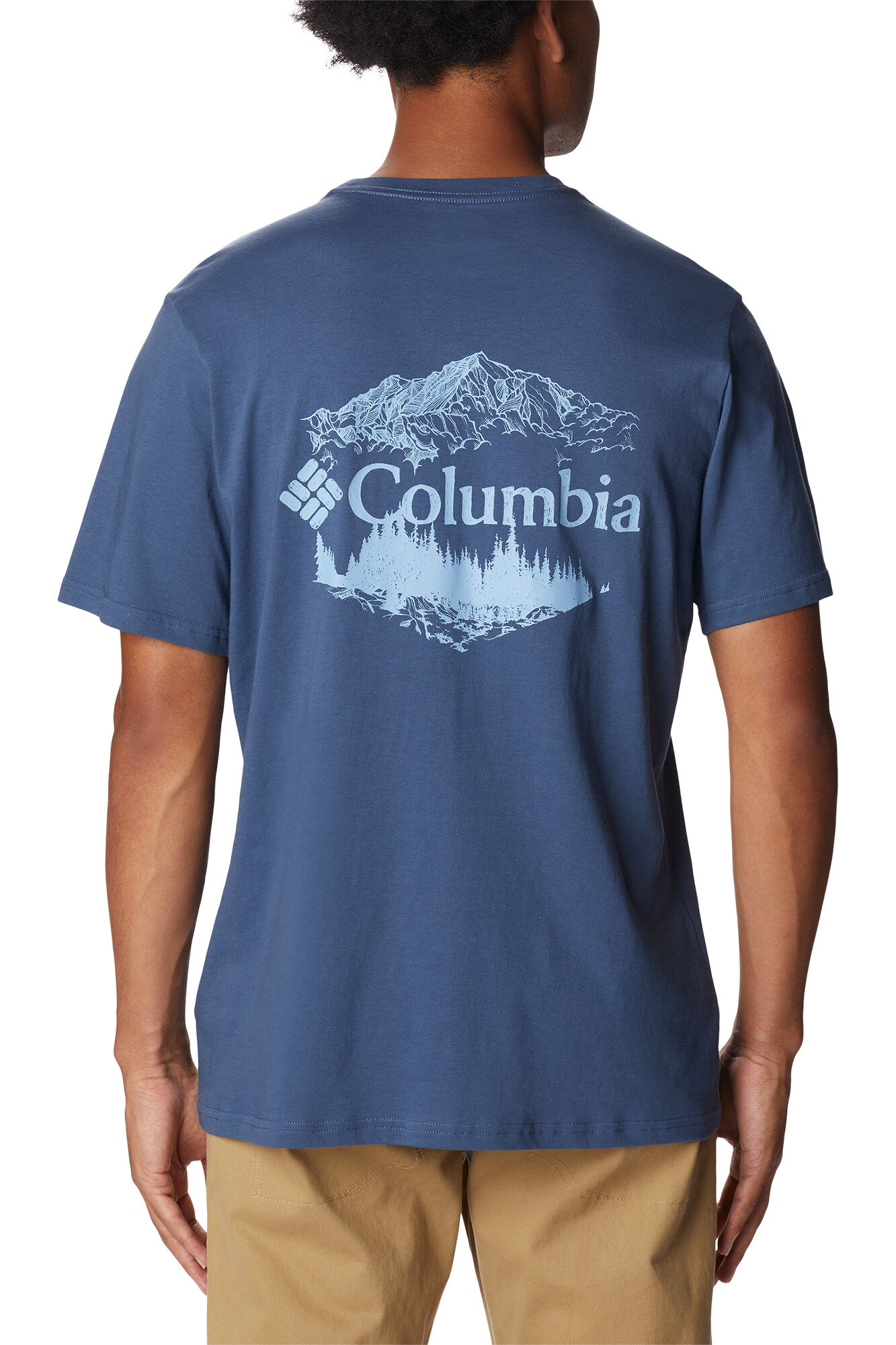 Camiseta de manga curta Columbia Rockaway River™ - Azul