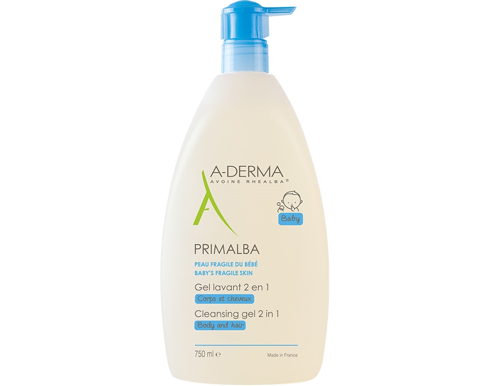 GEL A-DERMA PRIMALBA LAVANTE CORPO-CABELO 750ML