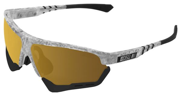 Scicon Sports Aerocomfort SCN PP XL Lunettes De Soleil De Performance Sportive (Scnpp Multimireur Bronze/Matt Gelé)