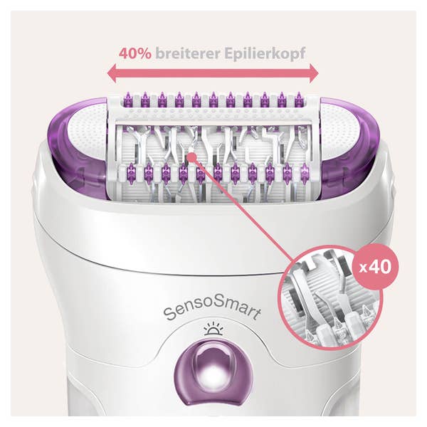 Braun Silk-épil 9 9-710 Epilierer für Frauen für langanhaltende Haarentfernung