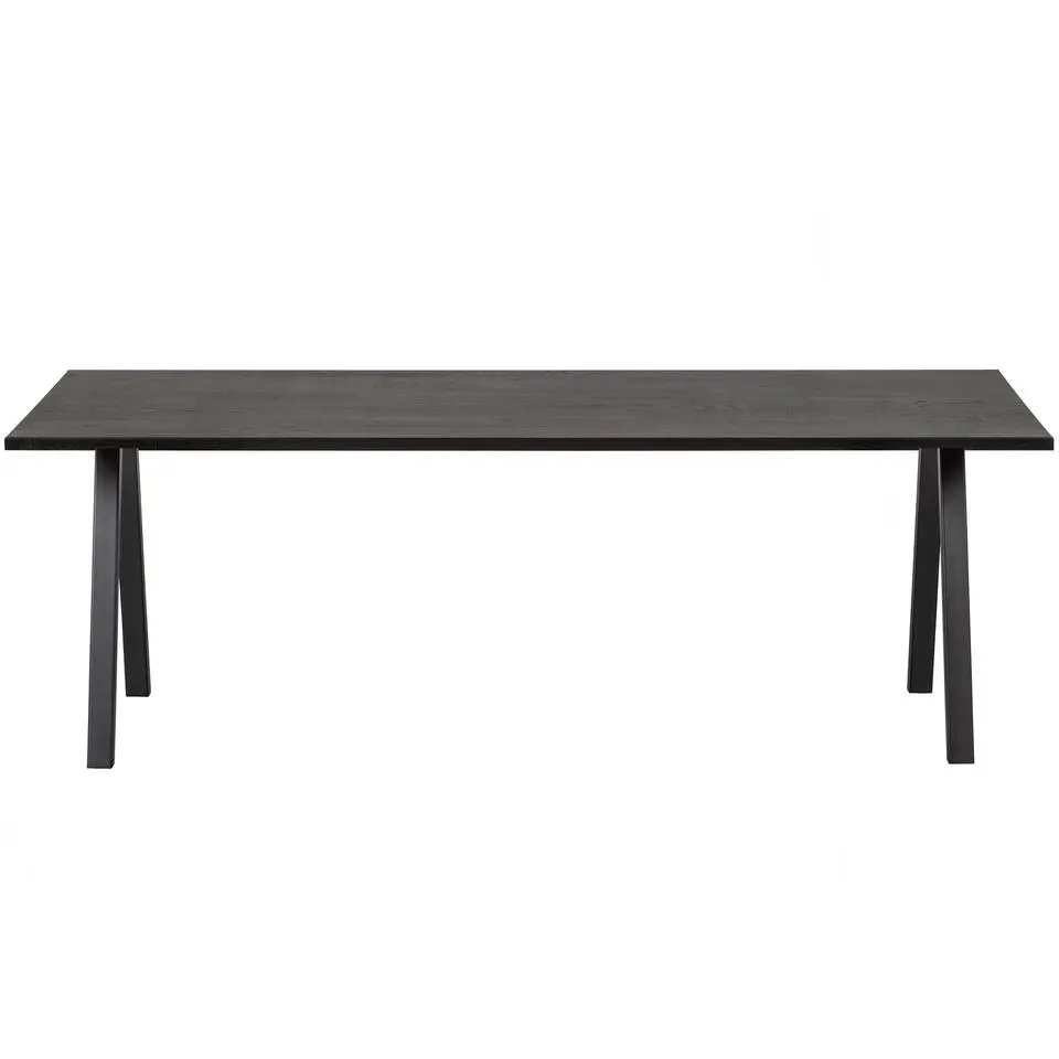 WOOOD Tablo Tafelblad - Eiken - Blacknight - 3x200x90