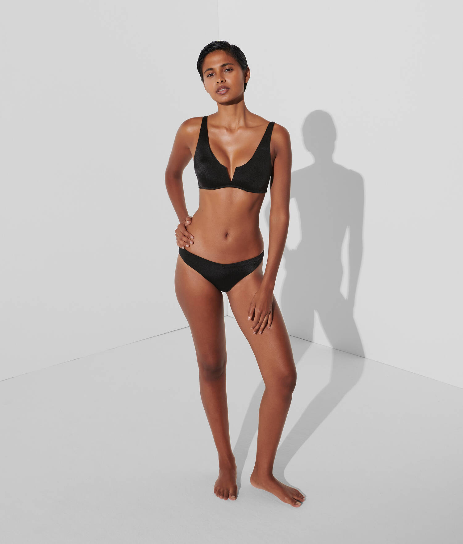 HAUT DE BIKINI MÉTALLISÉ