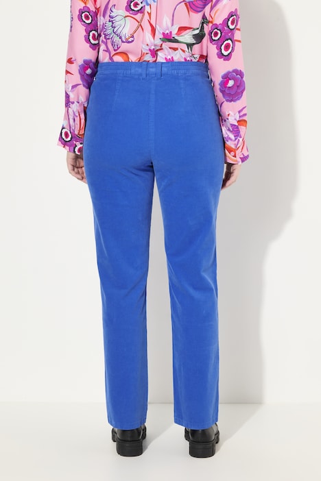 Cordhose Mony, Komfortbund, Reißverschlusstaschen