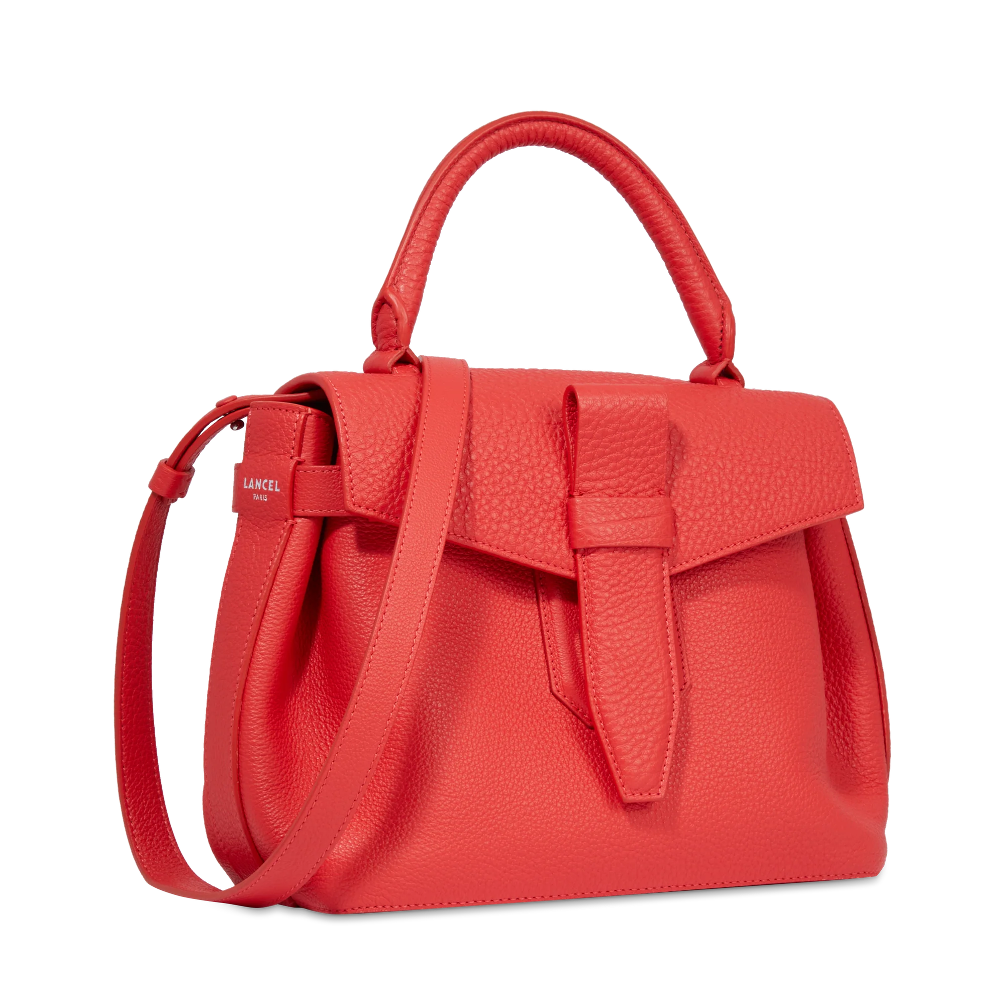 Sac porté main S Charlie de Lancel-Tomate