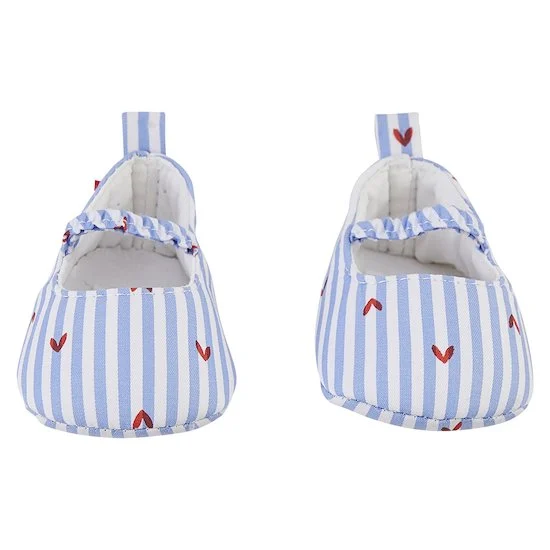 Chaussons cœurs Blue Garden   Bleu        6-9 mois   de               P'tit bisou