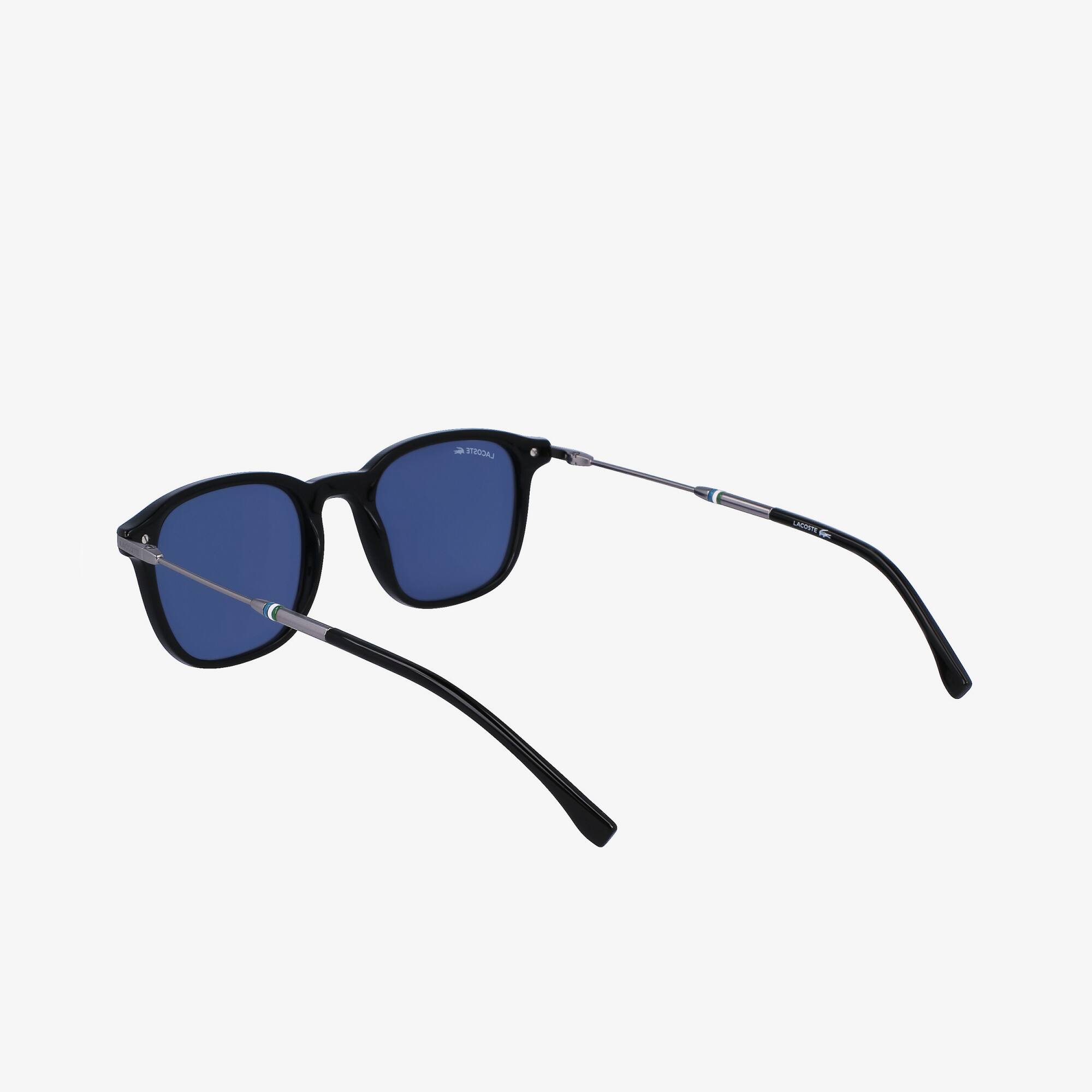Lunettes de soleil homme rectangulaires Lacoste en acétate Lunettes de soleil - Noir - Lacoste - Homme