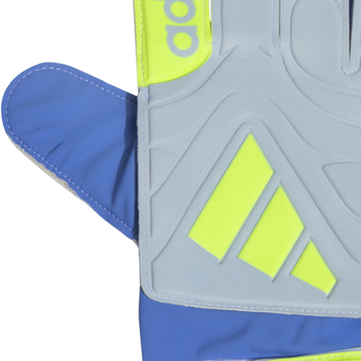 Adidas Copa Club Keepershandschoenen Grijs Blauw Neongeel