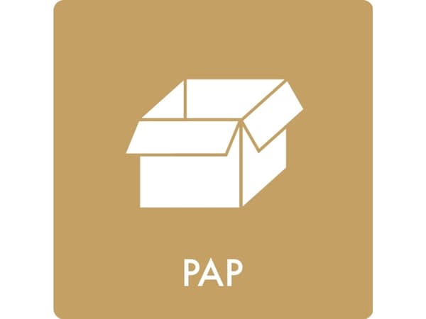 Piktogram PAP 12x12 cm,stk