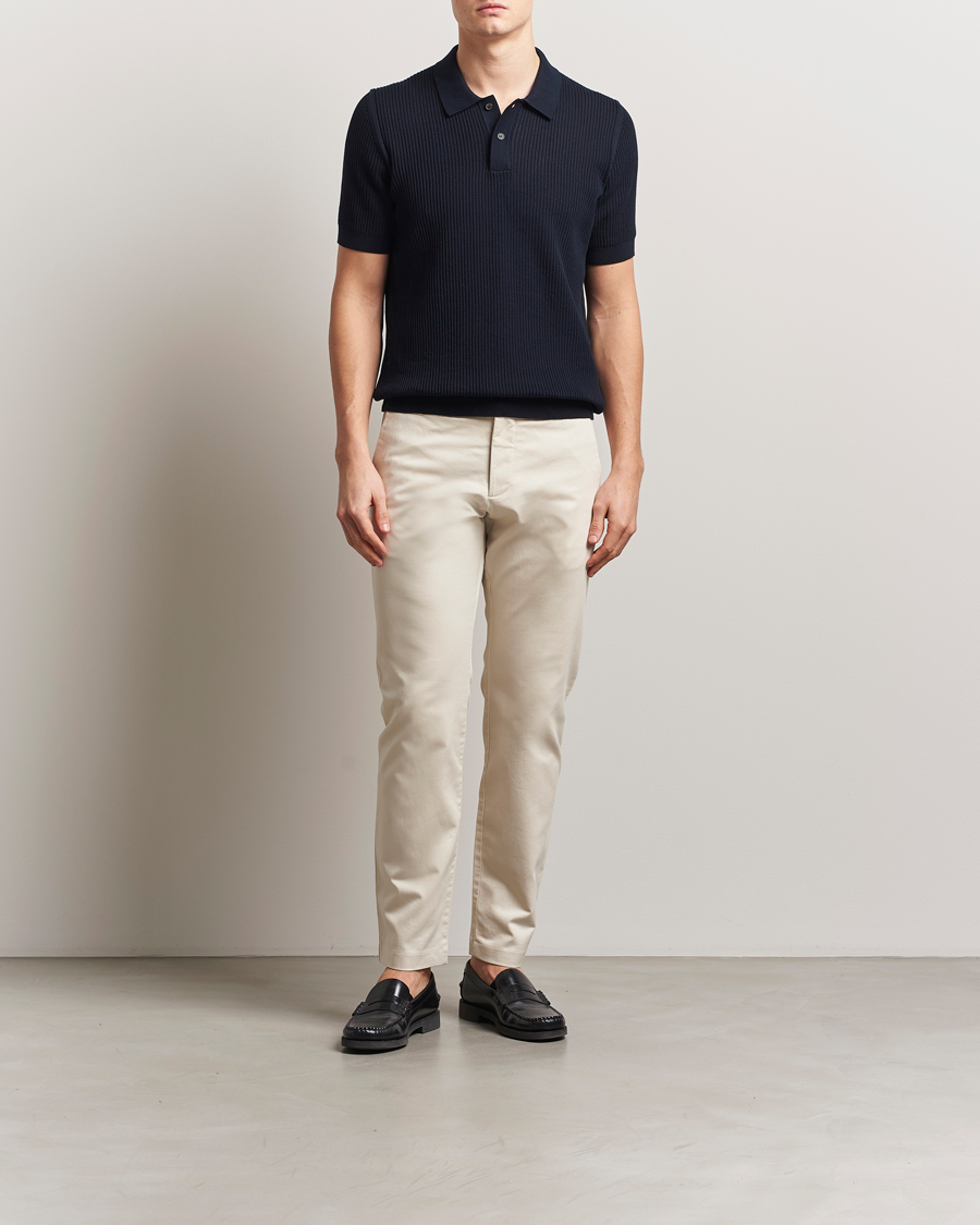 NN07 Theo Regular Fit Stretch Chinos Ivory