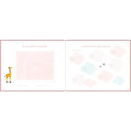 Coppenrath Verlag Babyalbum Willkommen, rosa (BabyGlück)