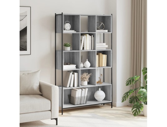 VIDAXL - Bibliothèque sonoma gris 102x28x172 cm bois d'ingénierie