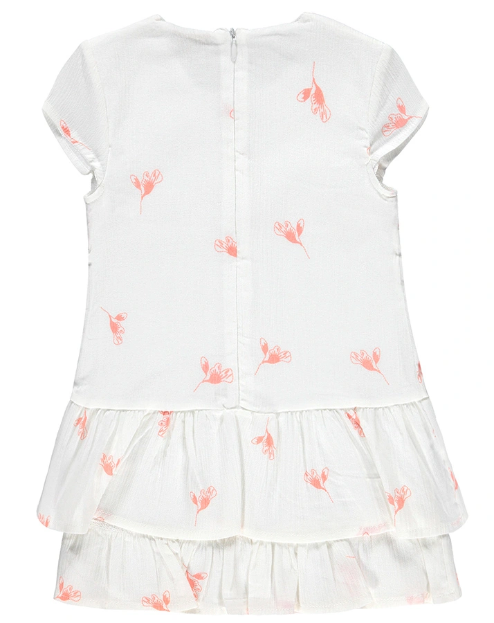 Kurzarm-Kleid ME&ME SUMMER in offwhite