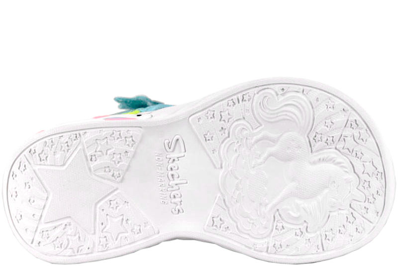 SKECHERS S LIGHTS UNICORN DREAMS SANDAL MED LYS