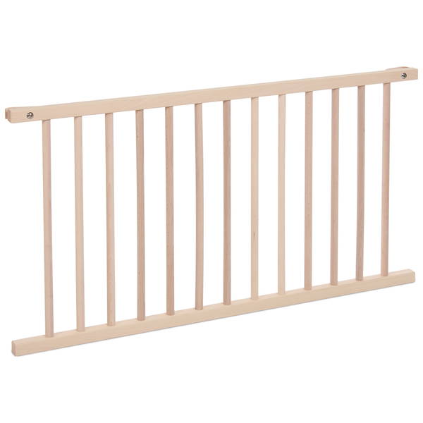 babybaybabybay   Beistellbett Boxspring XXL Verschlussgitter natur 30cm