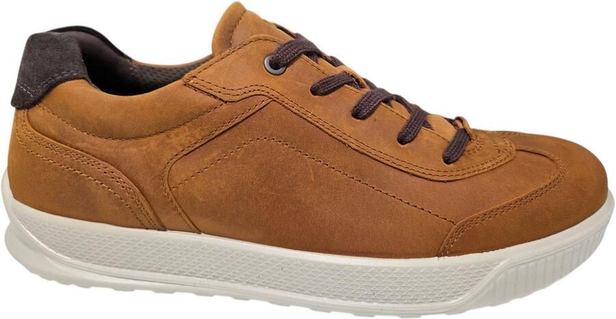 ECCO 501684 02034 ByWay Sneakers Beige Nubuck Heren Cognac
