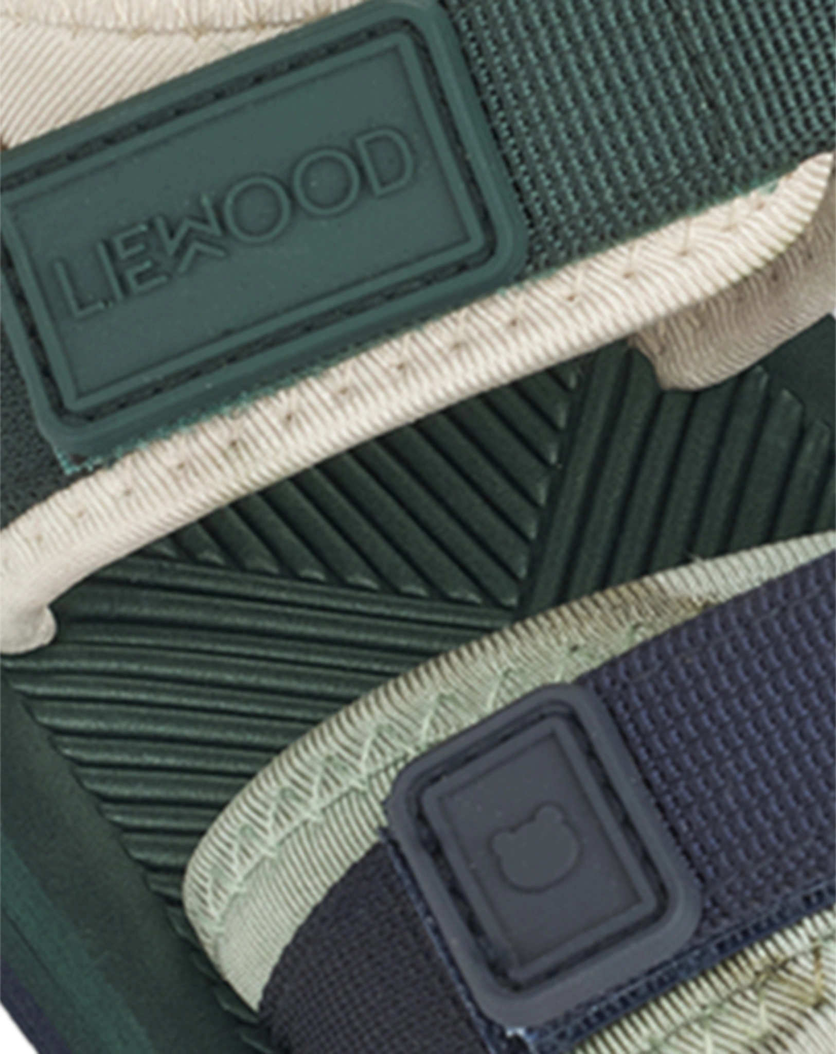Strand-Sandalen MONTY in hunter green mix