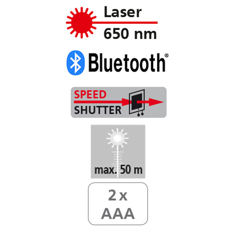 Laserliner CompactPro afstandsmeter Rood