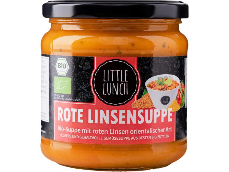 Little Lunch Rote Linsensuppe Bio 350 ml Orientalisches Fertiggericht mit roten Linsen