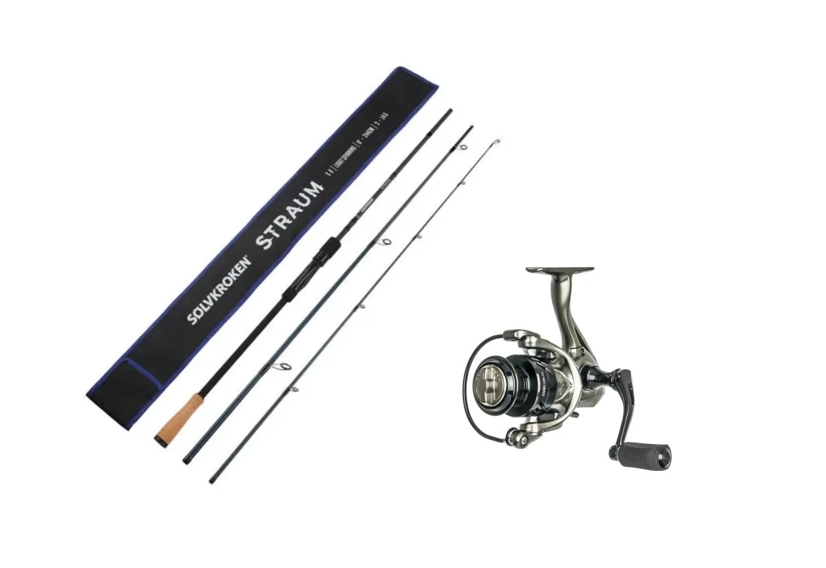 Sølvkroken Sv Straum 274cm 15-40g/Lawson Baitwinder Bw5 4000