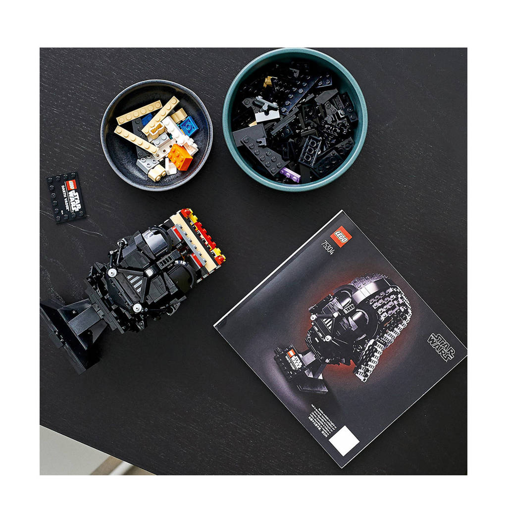 Darth vaderDarth Vader helm Bouwpakket voor Volwassenen en Decoratie 75304