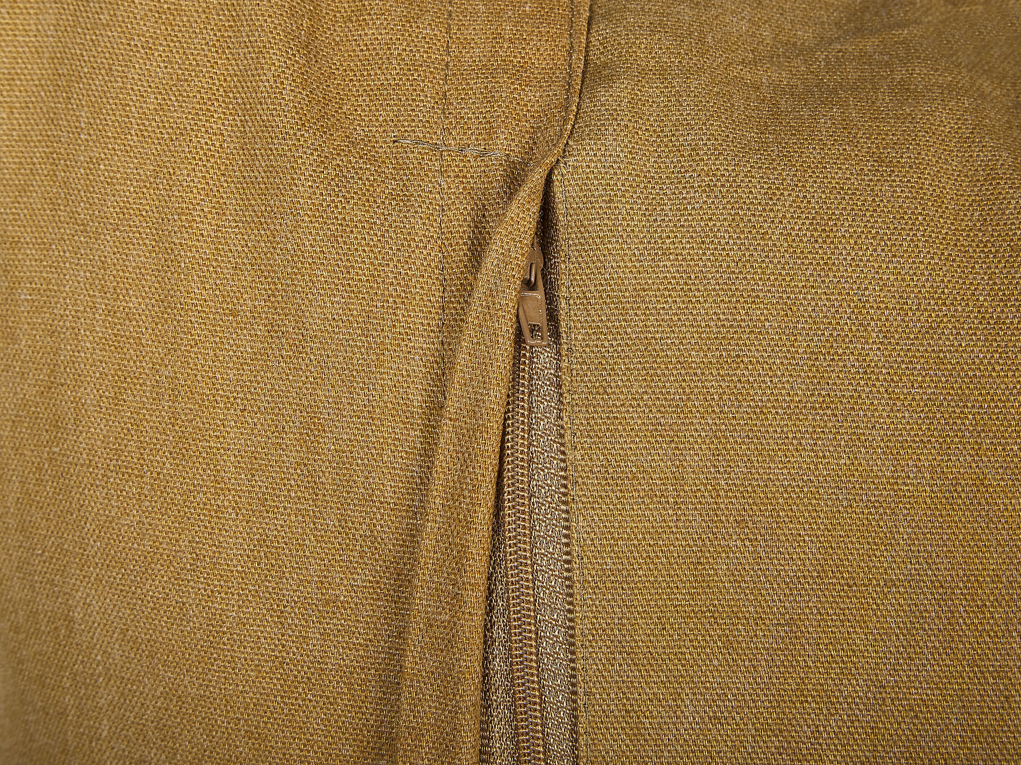 Set van 2 sierkussens GOPI Jute 30 x 50 cm Groen oosters patroon