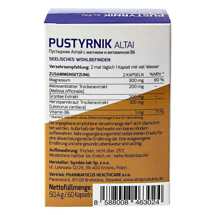 Pustyrnik Altai Kapseln, 60 St