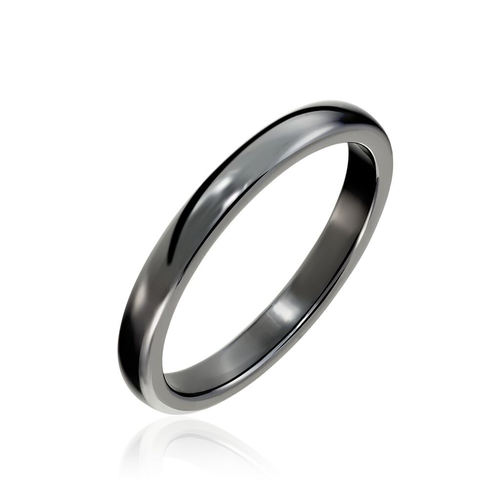 Bague Volta Ceramique Noir Céramique