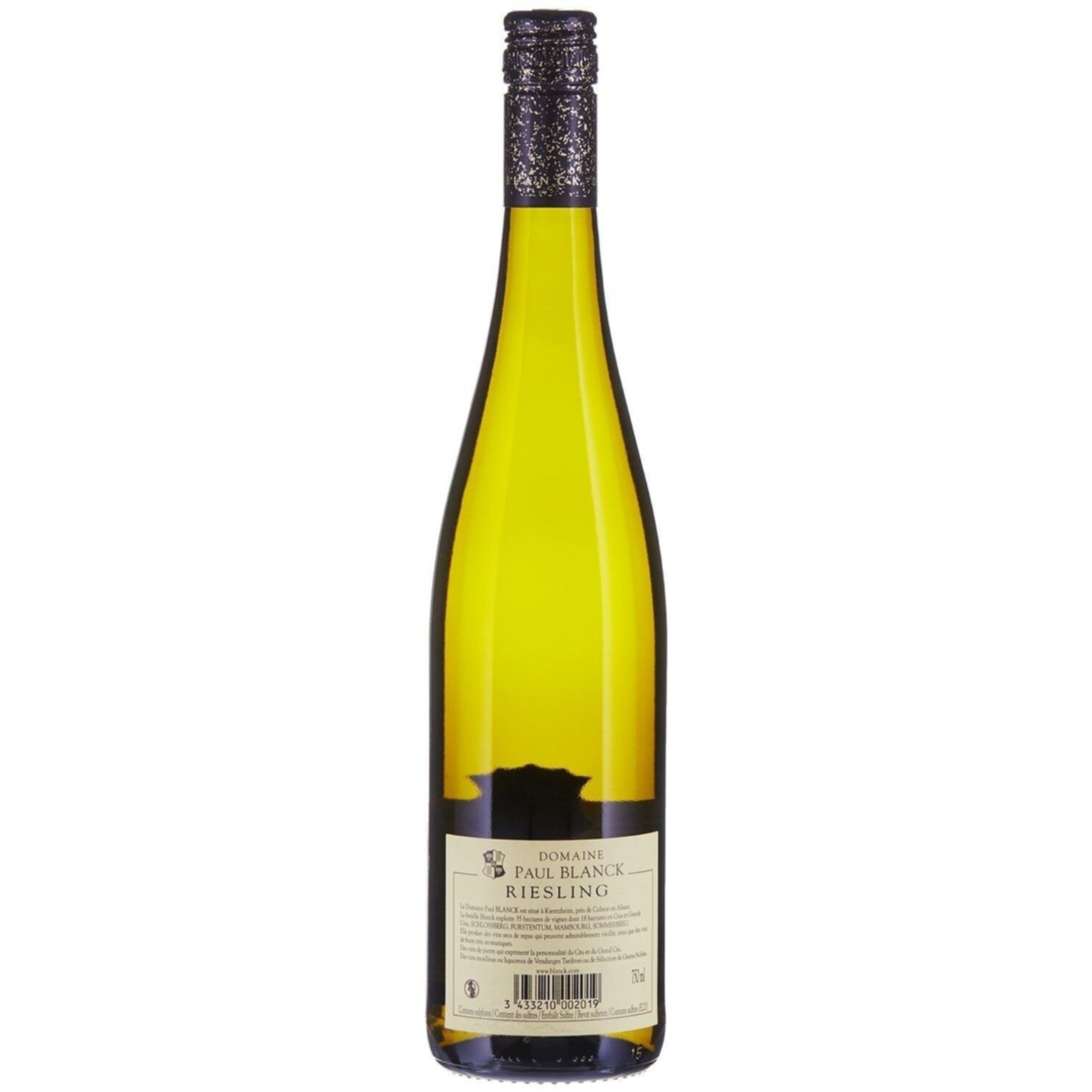 Alsace AOP Riesling Blanck -75cl