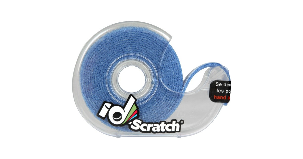 PatchseeID-Scratch Pre-Cut, 2 Meter kabelbinder  (Blauw)