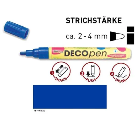 KREUL DecoPen Blau 2-4 mm