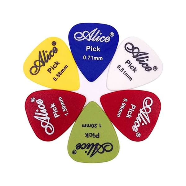 10-Pack gitarplektrum, tonekontroll elektrisk gitar og elektrisk bass