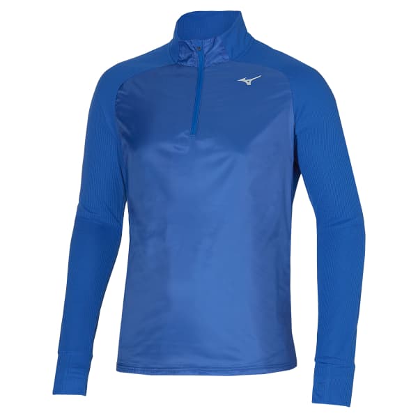 T-shirt running MIZUNO ACTIVE HYBRID LS HZ SHIRT TURKISH SEA