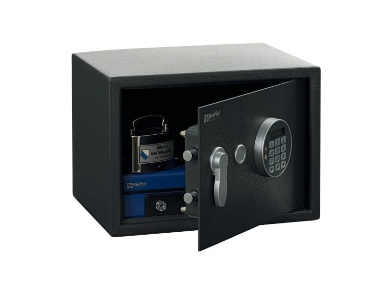 Rieffel Sicherheits-Box VT-SB 225 SE, Anthrazit Security Box mit elektronischem Zahlenschloss