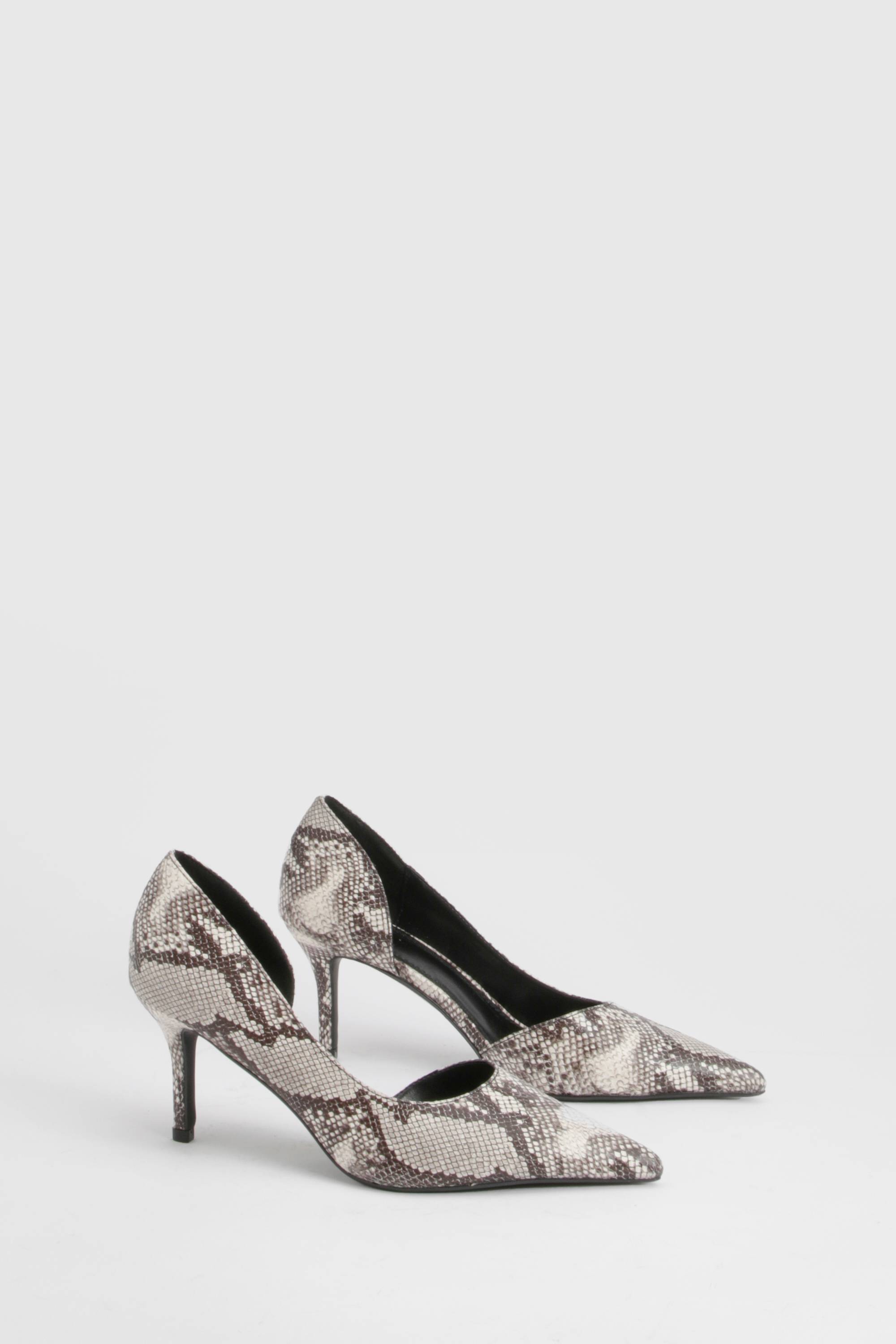 boohoo Escarpins à découpes asymétriques effet synthétique