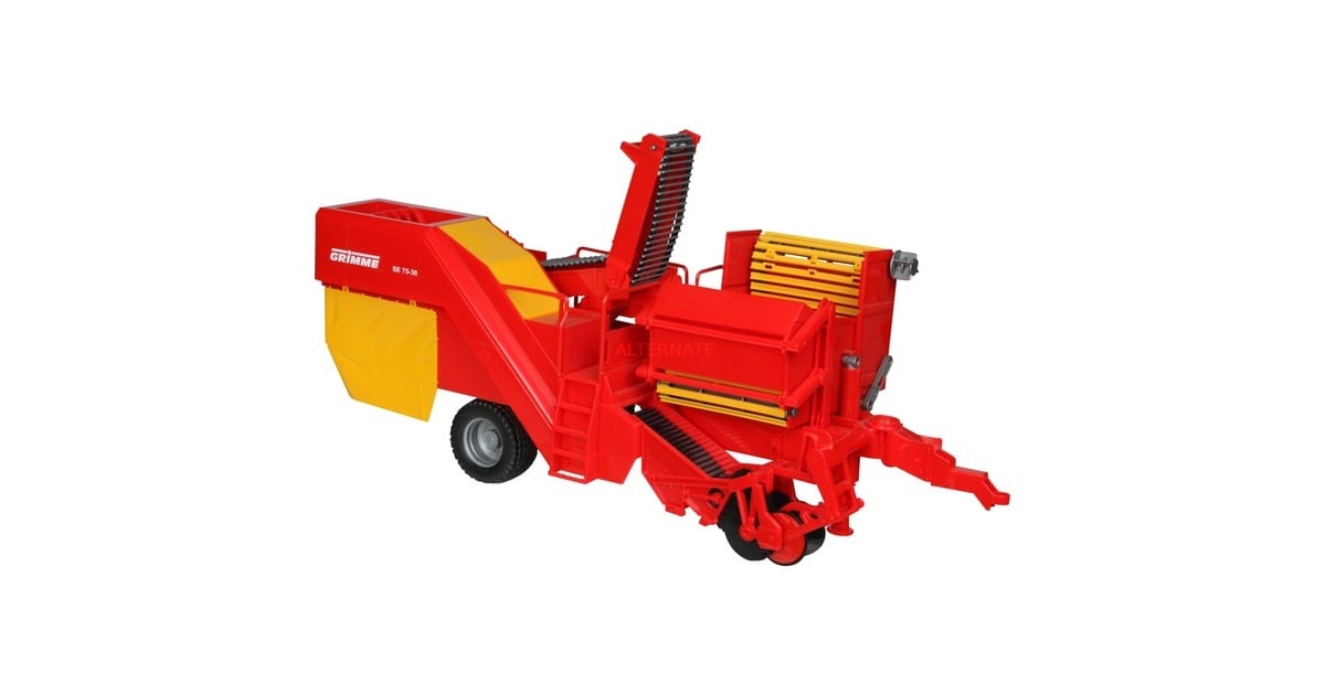 bruderGrimme SE 75-30 aardappelrooier met 80 aardappels Modelvoertuig  (02130)