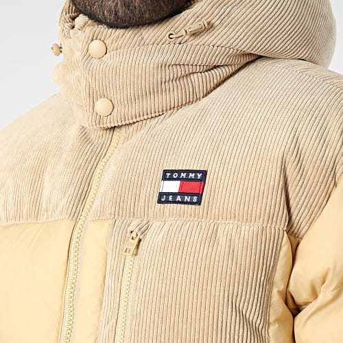 Doudoune Capuche Cord Mix Alaska 7229 Beige