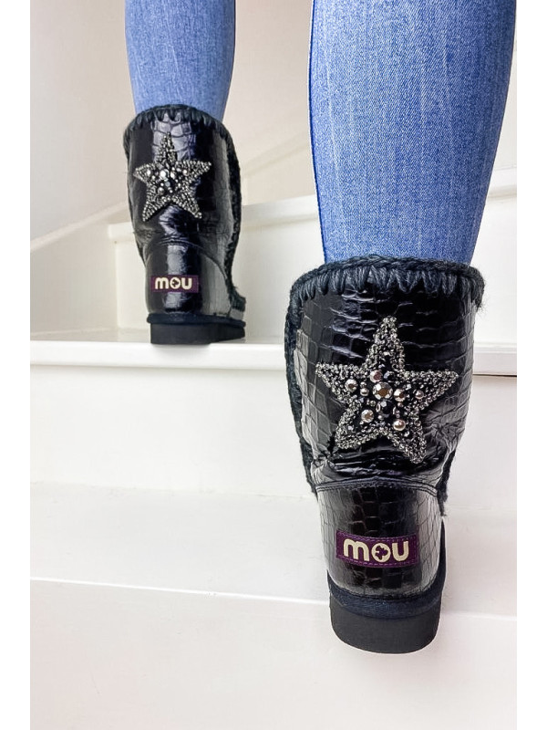 Mou - Boots Eskimo 24 Black Dos Etoile