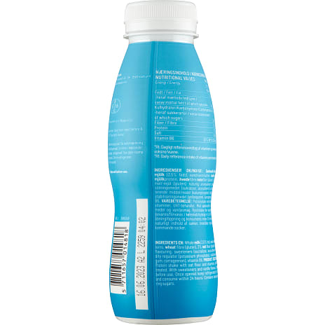 Proteinshake m. vaniljesmag u. tilsat sukker